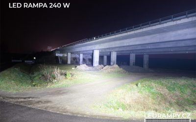 ukázka led rampa 240w